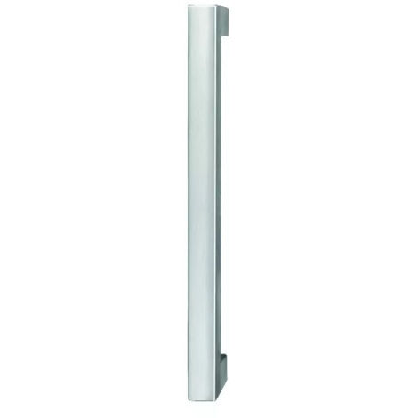POIGNEE BATTANTE INOX SATINEE RETANGULAIRE 19X22MM LOG 425MM