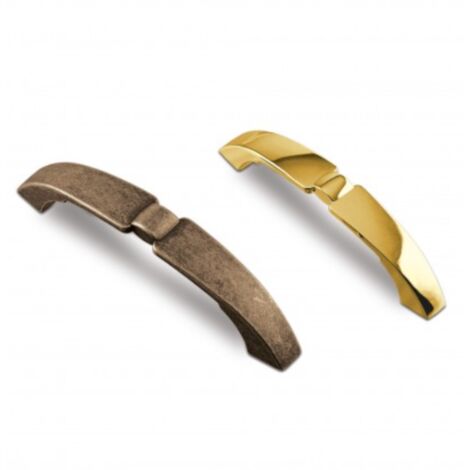 Poignée Buckle 7251 - talla Doré brillant. 117x18x26mm. Entraxe 96mm.