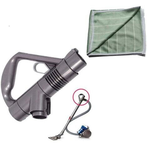 Poignée compatible pour Dyson DC33 DC19 DC52 DC29 DC26 DC36 DC37 DC46 DC33C DC48917276-01，Livré également avec un chiffon