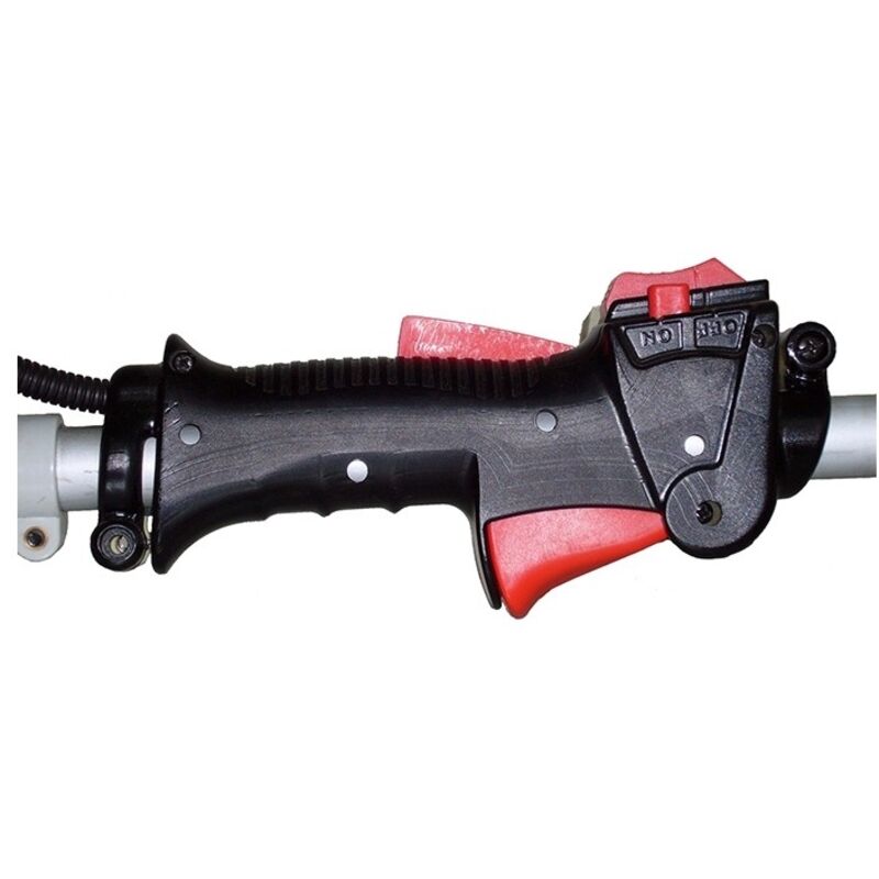 Poignée complète adaptable pour débroussailleuse, s'adapte sur un tube transmission avec un Ø: de 26mm - Équipé d'un bouton ON/OFF