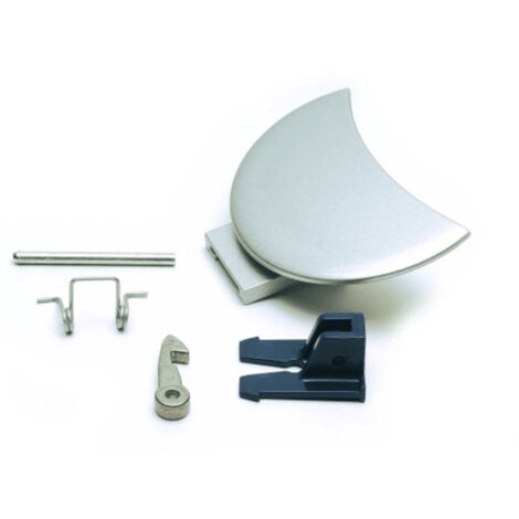 POIGNEE COMPLETE DE PORTE SILVER pour LAVE LINGE INDESIT -...