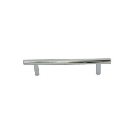 Poignée Contemporain Acier Chromé 128mm - B BEAUTY