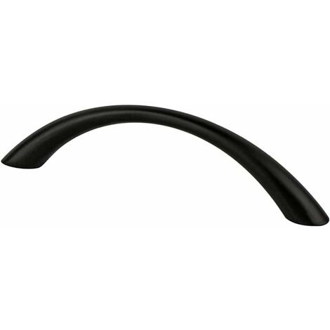Poignée contemporain entraxe 64mm zamak finition laqué noir CADAP 00450 10S
