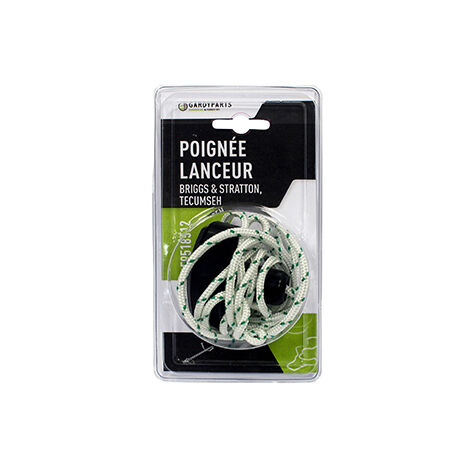 Poignée + Corde De Lanceur Adaptable Briggs & Stratton Et Tecumseh  ø: 3 Mm, L: 1400 Mm. (sous Coque).