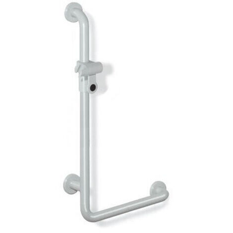 Poignée coudée de soutien SERIE 801 perpendiculaire 110cm avec support de douche anthrazit