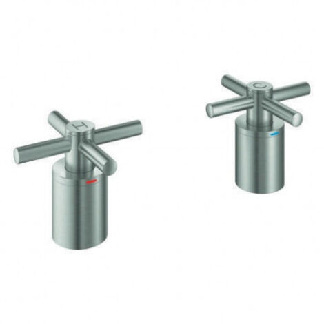 Poignée croix GROHE Atrio 18033 2 STK acier