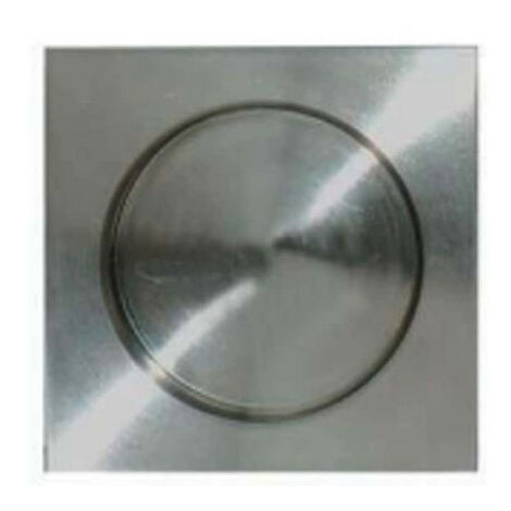 Poignée cuvette carrée à encastrer - Inox Brossé