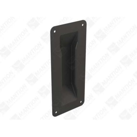 Poignée cuvette en acier Roc-Design - Modèle 4B - noir - 200 x 90 mm - MANTION