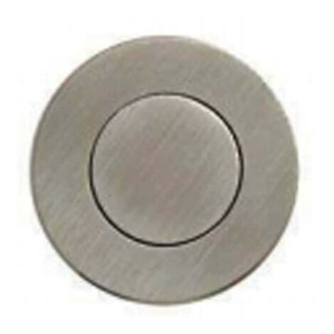 Poignée cuvette ronde à encastrer 55 mm – Inox brossé – Pour portes en bois coulissantes – Installation facile