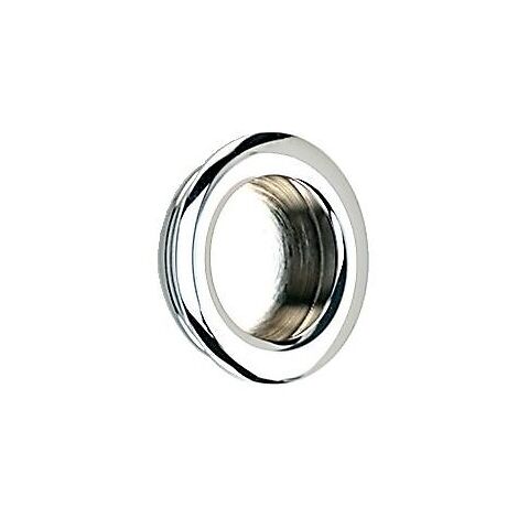 Poignée cuvette rondes Ø intérieur 35 mm Ø extérieur 41 mm - zinc finition inox - Borgoa