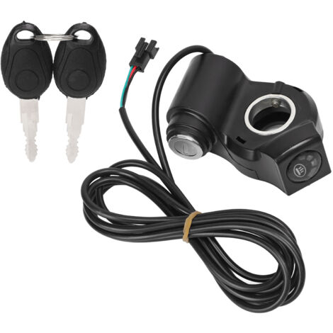 Poignée d'accélérateur VAE 4 LED avec antivol et réglage, compatible 48V pour vélo électrique personnalisé