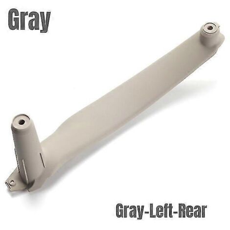 Poignée d'accoudoir de porte intérieure gauche/droite grise, beige et noire pour BMW E70 E71 X5 X6 - Poignées de porte intérieures - Gris - Gauche - Arrière