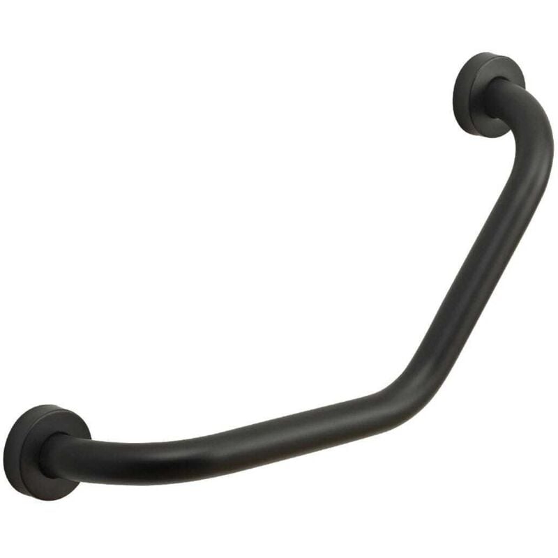 Kiamami Valentina - Poignée D'angle Pour Handicapés En Acier Noir Mat