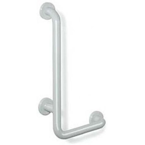 Poignée d'angle Ser 801, diam.: 33, AM: 750 mm, L: 500 mm, blanc pur