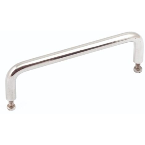 Poignée d'armoire en Acier inoxydable RS PRO, 106mm x 30 mm x 8mm, filetage M4 ( Prix pour Paquet de 10 )
