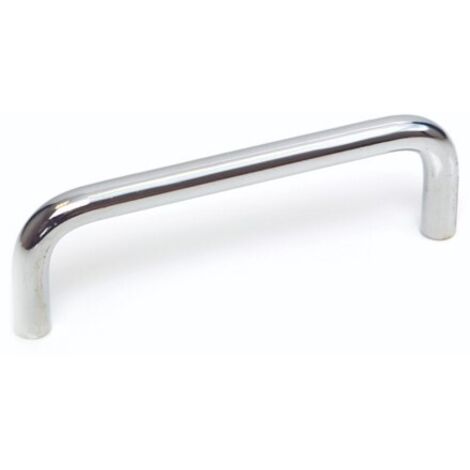 Poignée d'armoire en Acier RS PRO, 120mm x 41 mm x 10mm, filetage M5 ( Prix pour Paquet de 10 )