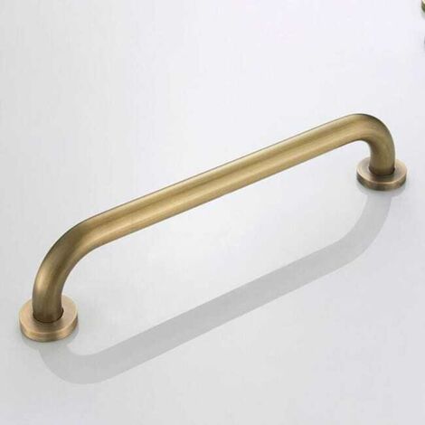 Poignée de Baignoire Poignée d'Appui pour Personnes Âgées Barre d'Appui WC Barres Douche Acier Inox Murale - 30CM Bronze