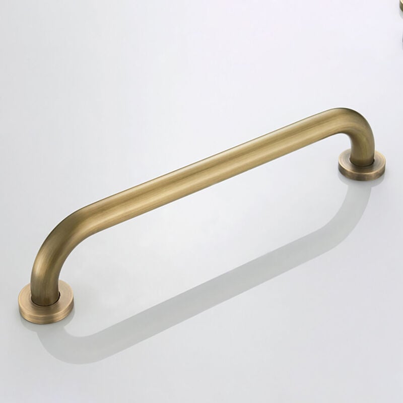 Poignée de Baignoire Poignée d'Appui pour Personnes Âgées Barre d'Appui WC Barres Douche Acier Inox Murale - 30CM Bronze