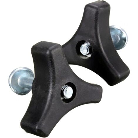 Poignée de Bouton Triangulaire, poignée Universelle de Tondeuse à Gazon, écrou Papillon et Boulon, pièce d'équipement électrique Outils de Jardin pour Tondeuse à Gazon (2 Ensembles)