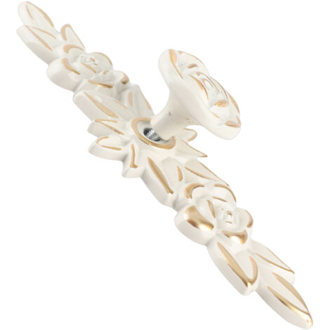Poignée de Cabinet Vintage Fleur en Zinc Alloy 3D - Maintenant pour Cuisine/Salle de Bain