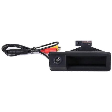 Poignée de coffre avec caméra de recul pour BMW E90 E91 E92 E93 E53 E82 E88 X1 X5 X6 (noir)