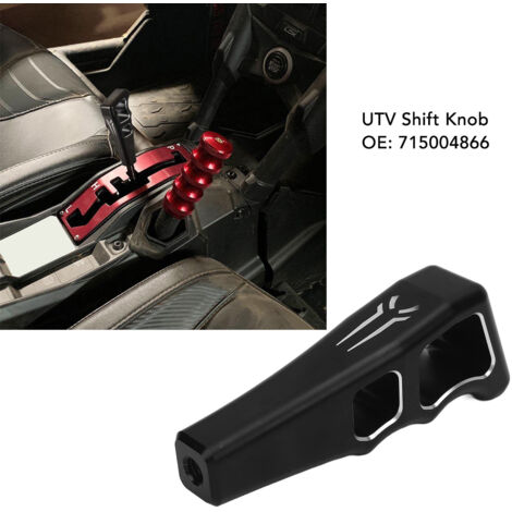 Poignée de commande de boîte de vitesses UTV en aluminium, Remplacement pour Maverick X3 / X3 MAX 2017-2024, durable et ergonomique