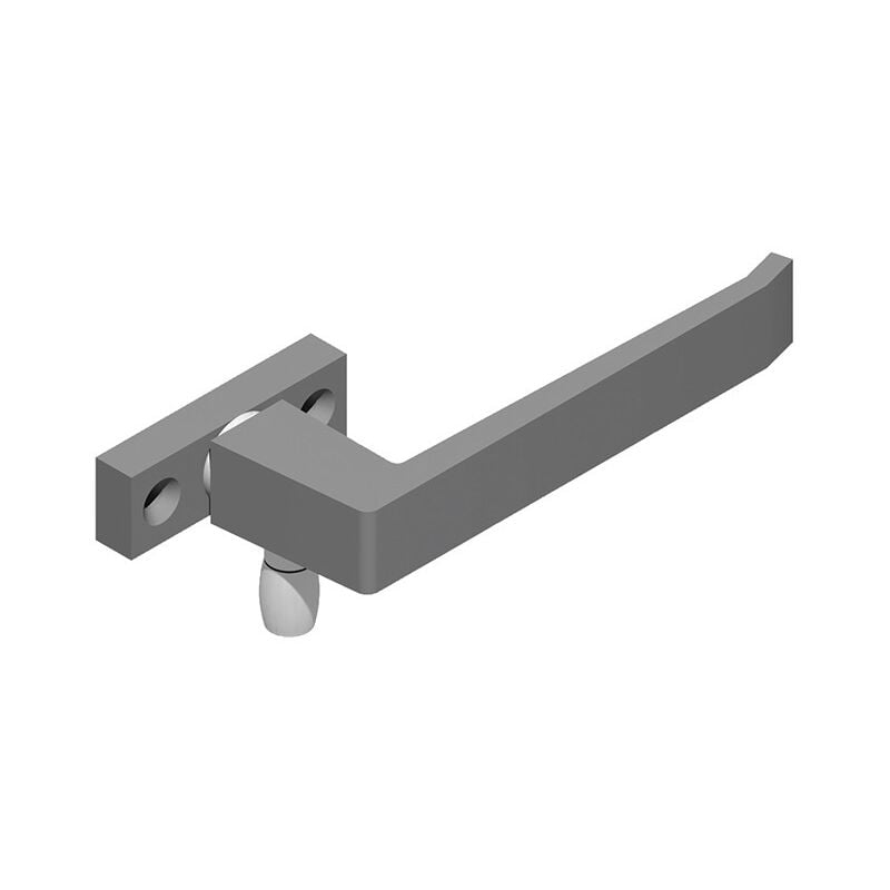 Poignée à olive de condamnation alu gauche La Croisee Ds DS6302-G007