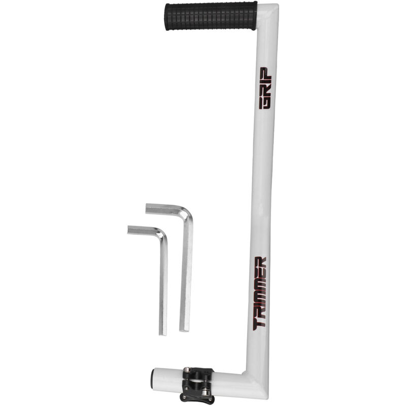 Poignée de coupe-bordures en alliage d'aluminium, installation simple, ergonomique et confortable, accessoire de coupe-bordures pour pelouse