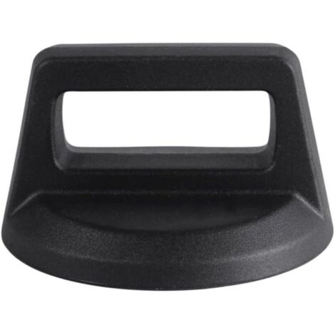 Poignée de couvercle de casserole, bouton en bakélite pour installer et nettoyer, noir