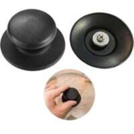 Poignée de Couvercle,Bouton de Couvercle,Boutons de Couvercle de Casserole,Boutons Universelle Cuisine,Bouchons Poignées de Rechange,Couvercle de Casserole Bouton Anti-brûlure,2 Pièces