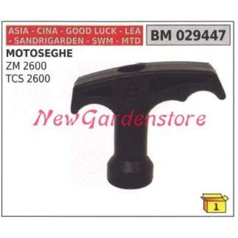 Poignée de démarrage CINA tronçonneuse ZM 2600 TCS 2600 PG 3612 029447