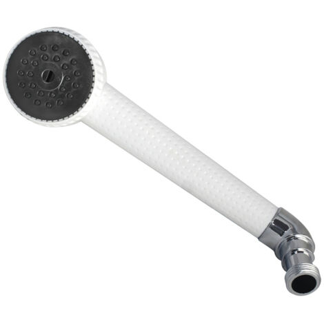 Poignée de douche blanche