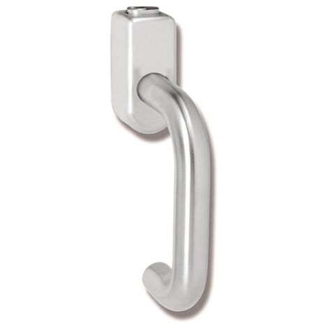Poignée de fenêtre 111XAFGA inox ma geschl.30mm verrouillable HEWI