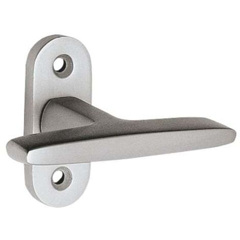 Poignée de fenêtre 1511/0000 Aluminium F2 / couleur argent neuf, poignée croisée