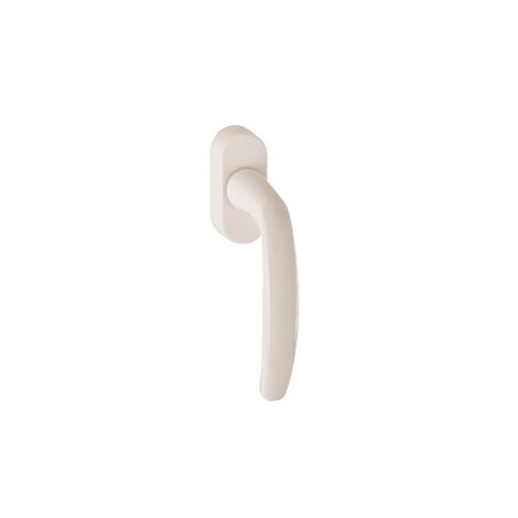 Poignée de fenêtre à bouton ATLANTA Secustik® entraxe 43 F9016 blanc carré réglable 32-42mm - HOPPE