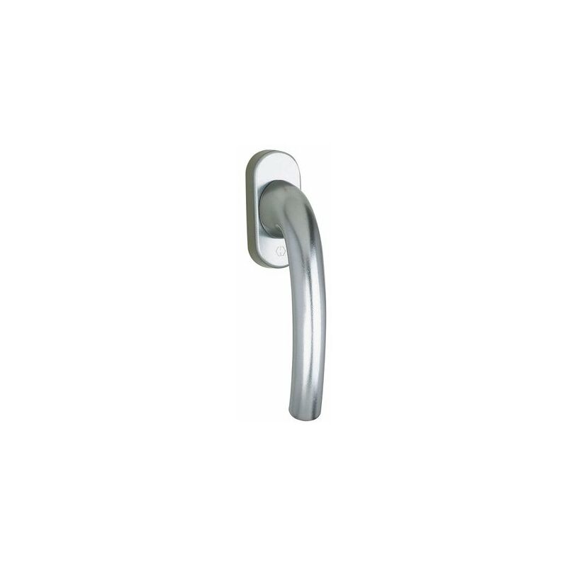 Hoppe – Poignée de fenêtre en aluminium – Type oscillo-battant – Hauteur 710mm – Pour bois dur et teck – Modèle Tokyo ASP NX OB 710/U26
