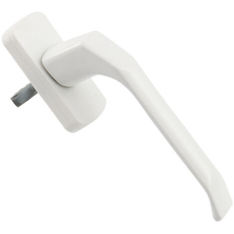 Poignée de fenêtre-Poignée de fenêtre en acier et plastique Poignée en alliage d'aluminium-Accessoires de quincaillerie pour portes et fenêtres à battants intérieurs