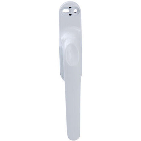 Poignée de fenêtre-Poignée de fenêtre en acier-plastique Poignée en alliage d'aluminium-Accessoires de quincaillerie pour portes et fenêtres à battants intérieurs-Blanc