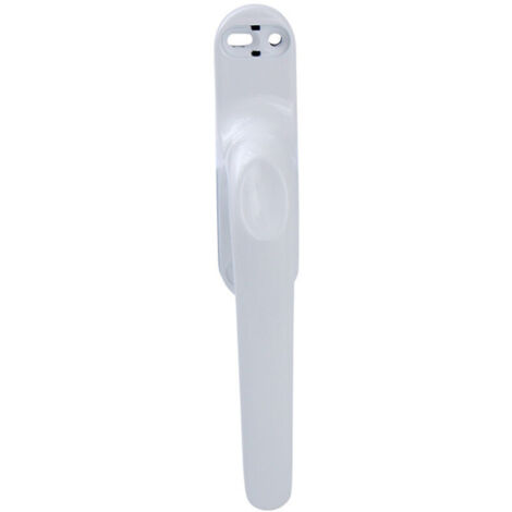 Poignée de fenêtre-Poignée de fenêtre en acier-plastique Poignée en alliage d'aluminium-Accessoires de quincaillerie pour portes et fenêtres à battants intérieurs-Blanc