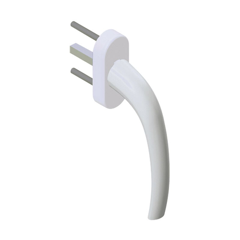 Kintech - Poignée de fenêtre rio-e - Vis : M5x30 - Carré (mm) : 7x10 - Finition : Gris RAL7035 - - Vendu par : 25