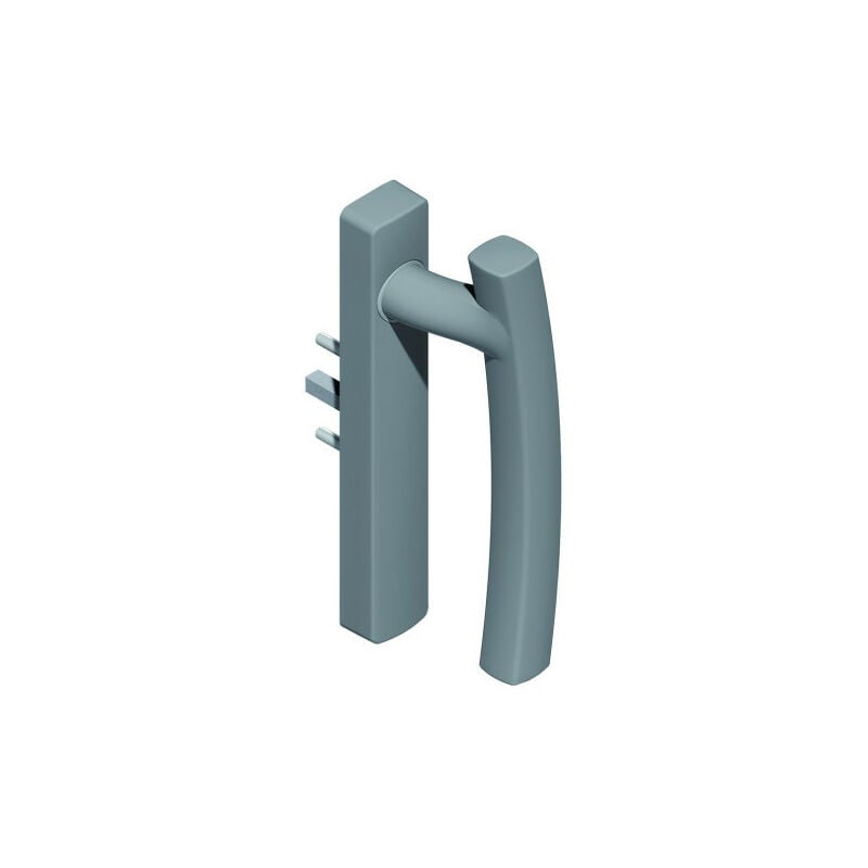 La Croisee Ds - Poignée de fenêtre symbiose intérieure Gris Foncé Gauche Gris Foncé Brillant