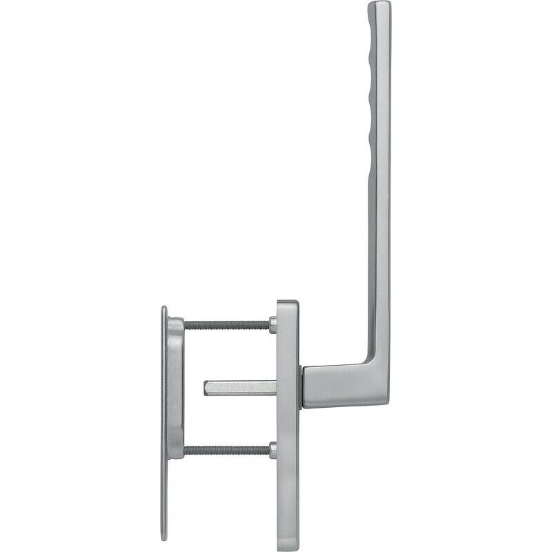 Poignée de fenêtre Toulon à cuvette pour châssis coulissant à levage finition aspect inox Hoppe