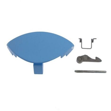 Poignée de hublot bleue (51611-21402) (C00076447, 482000022689) Lave-linge 516118426332338086 INDESIT