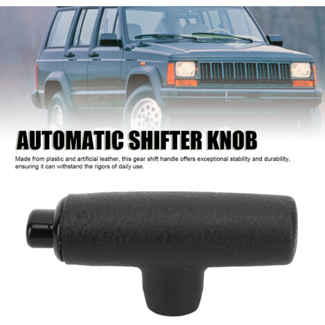 Poignée de levier de vitesse automatique avec revêtement cuir artifical - Remplacement pour Comanche 1987-1992 (Modèle 52104028)