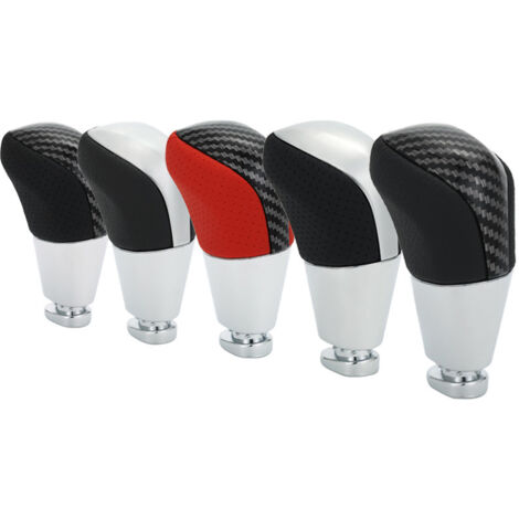 Poignée de levier de vitesse compatible avec la Toyota Reiz. Accessoires inclus : cuir noir, fibre de carbone, cuir pleine fleur. Vendue à l'unité. Poignée en cuir noir, fibre de carbone ou cuir plein