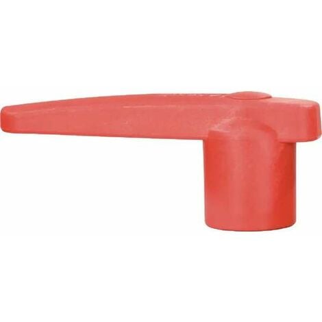 Poignée de levier rallongé plastique rouge pour série Arag 455 Vannes à billes Robinet Tuyauterie Plomberie Outils