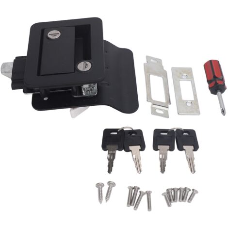 Poignée de Loquet de Serrure de Porte d'entrée de Camping-car, Loquet fermé de Porte de Camping Robuste pour Caravane