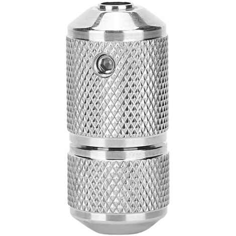 Poignée de Machine à Tatouage Auto-bloquante en Acier Inoxydable, Accessoire pour Pistolet à Tatouage (22mm)