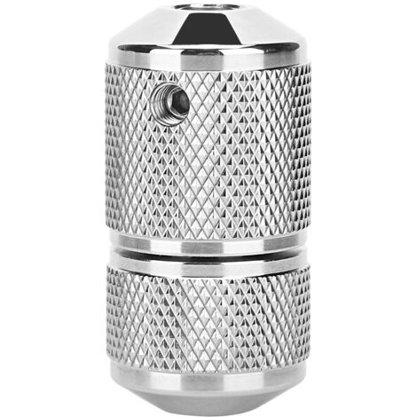 Poignée de Machine à Tatouage Auto-bloquante en Acier Inoxydable, Accessoire pour Pistolet à Tatouage (25mm)
