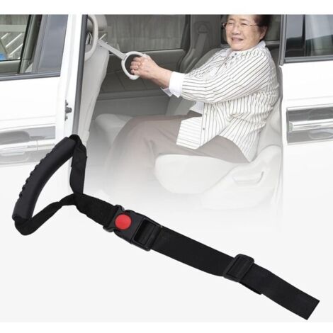 Poignée de Maintien de Voiture Renforcée - Sangle de Traction Auxiliaire pour Personnes Âgées, Enceintes, Handicapées